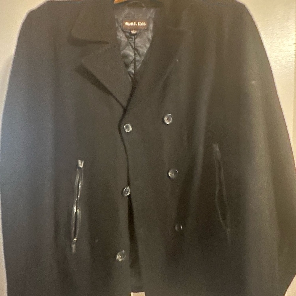 Men's Michael Kors Double-Breasted Peacoat